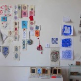 Manon&Rietje's tijdlijn op de wand